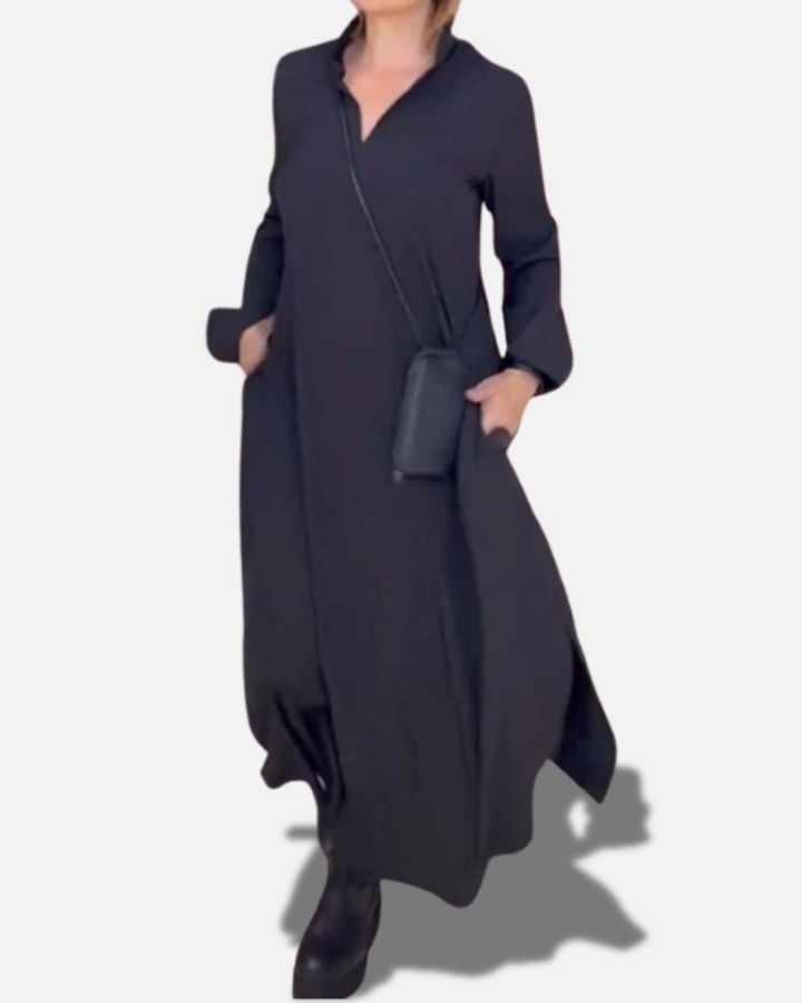 エラ™|ゆったりとしたロングドレス