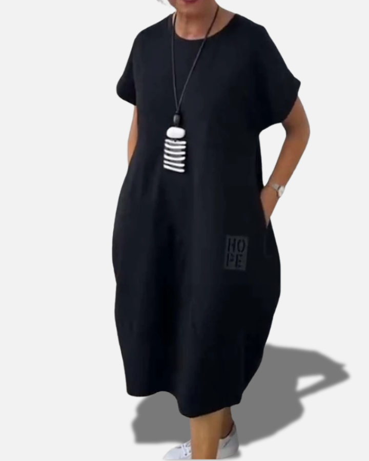 アディソン™ - おしゃれな半袖ワンピース